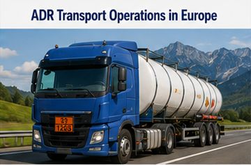 Operacje transportu ADR w całej Europie: ciężarówki z towarami niebezpiecznymi i systemy zgodności