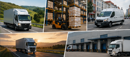 Transport krajowy ładunków: lokalne ciężarówki dostawcze, magazyny, logistyka miejska i regionalne operacje transportowe