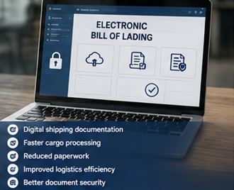 Cyfrowy system Electronic Bill of Lading w nowoczesnej logistyce i transporcie