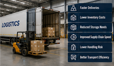 Europejskie centrum dystrybucyjne wykorzystujące operacje cross-docking