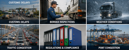 Europejski transport krajowy i międzynarodowy: autostrady UE, przejścia graniczne, magazyny i huby logistyczne
