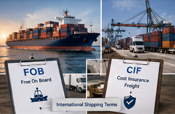Logistyka frachtu morskiego w handlu międzynarodowym z wyjaśnieniem warunków FOB i CIF na przykładzie operacji transportu ładunków
