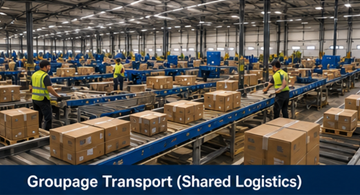 Magazyn logistyczny sortujący małe przesyłki do transportu drobnicowego w Europie