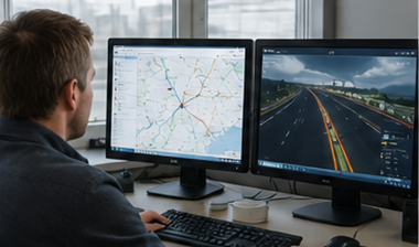 Planowanie trasy w logistyce przewozów ciężkich dla transportu ładunków ponadgabarytowych przez Europę