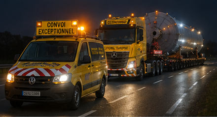 Działania bezpieczeństwa i koordynacja eskorty w transporcie ładunków ponadgabarytowych