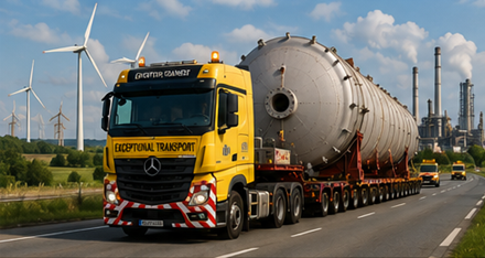 Transport ponadgabarytowy wspierający europejski przemysł i projekty infrastrukturalne