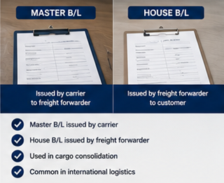 Porównanie Master Bill of Lading i House Bill of Lading w spedycji