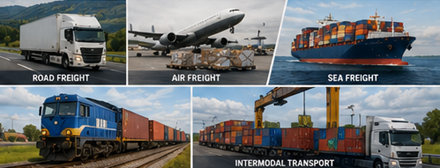 Metody transportu: ciężarówki, samoloty cargo, statki kontenerowe i logistyka kolejowych przewozów ładunków